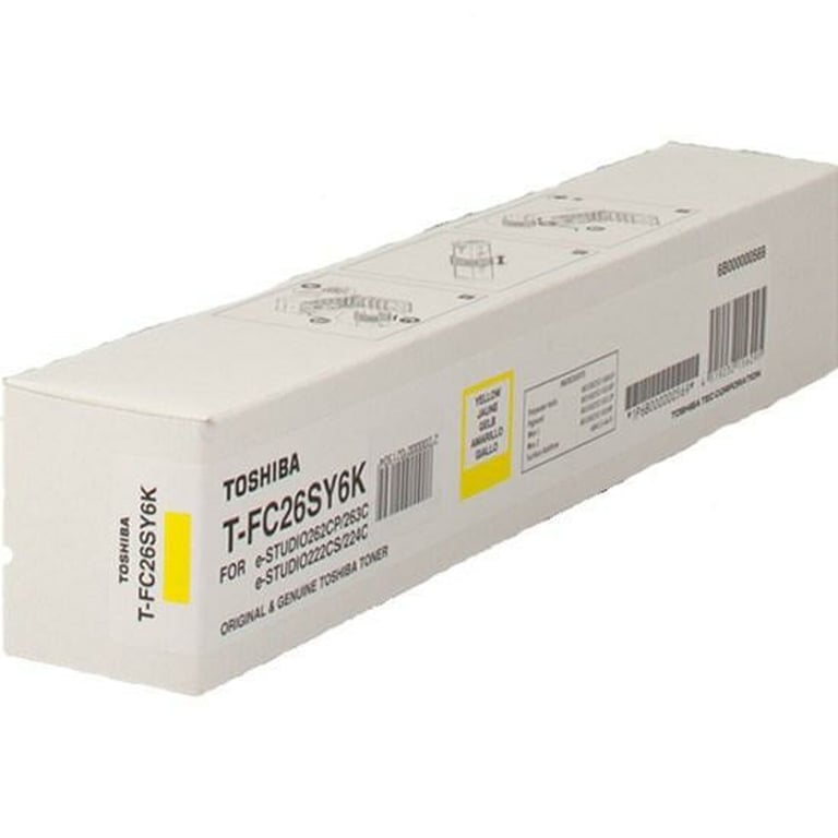 Toshiba TFC26SY6K Jaune originale cartouche de toner pour e STUDIO 222CS 224CS 262CP 263CP 263CS 264CS - vue 2