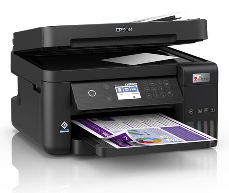 Impresora Multifunción 3 en 1 - EPSON - Ecotank ET-3850 - Inyección de tinta - A4 - Color - Wi-Fi - C11CJ61402
