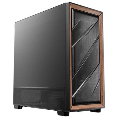 Antec FLUX SE Midi Tower Negro, Madera
