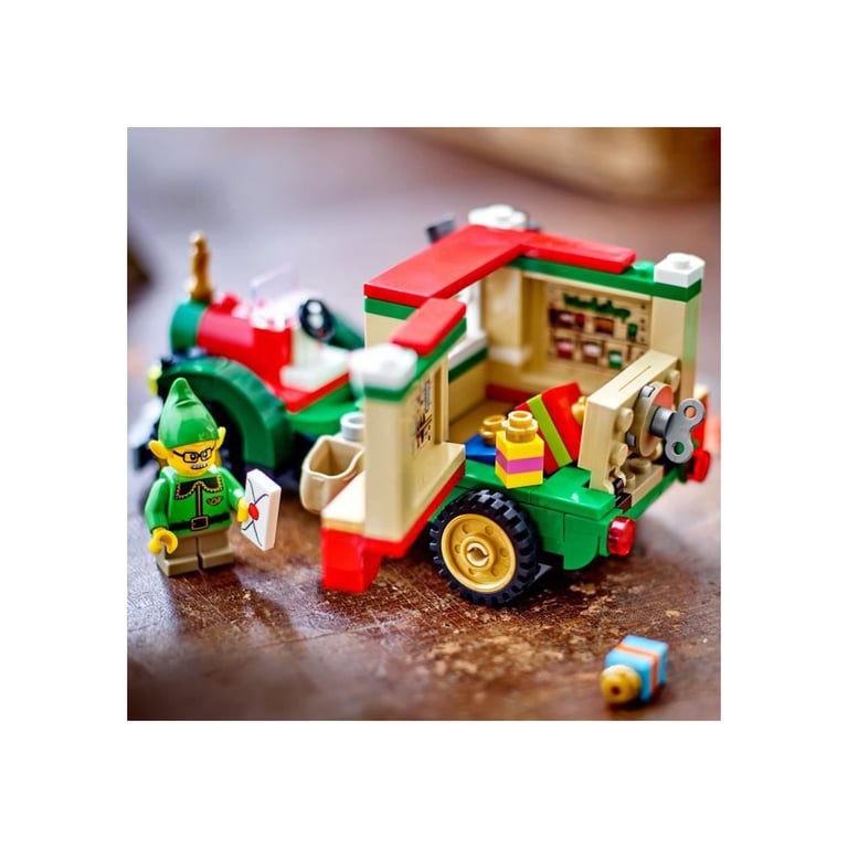 LEGO Le Camion de Livraison du Père Noël Jouet Coloré Maquette à Exposer avec Sapin de Noël Cadeaux et Décorations Idée de Cadeau pour Les Fêtes pour Garçon ou Fille dès 40746 - vue 4