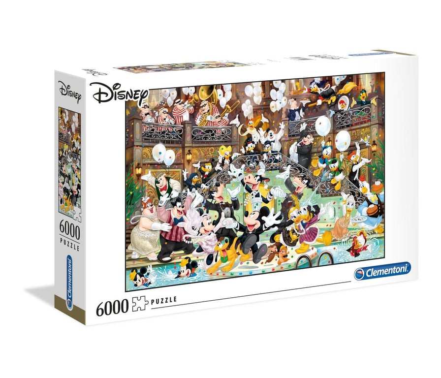 Puzzle 6000 pièces : Disney Gala Clementoni Puzzles - vue 4