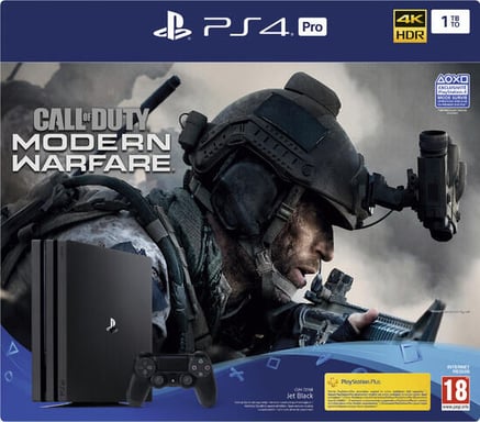Console PS4 Pro 1 To + Call Of Duty Modern Warfare
