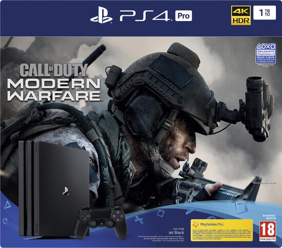 Console PS4 Pro 1 To + Call Of Duty Modern Warfare - Sony