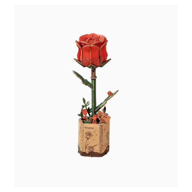 Maquette en bois de fleurs Artisanat en bois à assembler Neuf