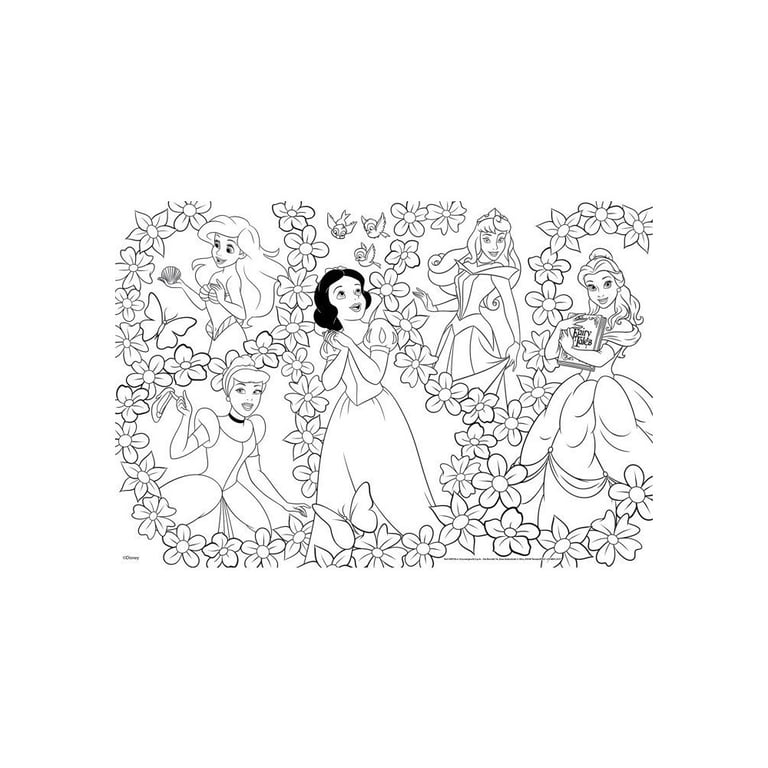 Puzzle double face Lisciani Giochi Disney Princess Maxi au sol 2 x 60 pièces 70 x 50 cm - Neuf