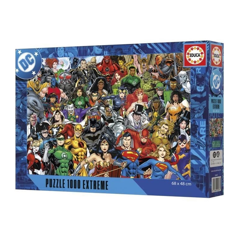 Puzzle EDUCA Justice League DC Comics 1000 pièces Thème Dessins animés Pour adultes - vue 9