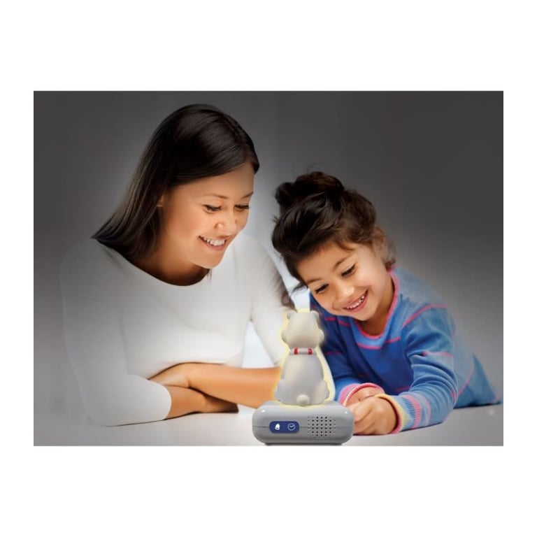 Réveil digital Ours avec veilleuse lumineuse en 3D et effets sonores LEXIBOOK Neuf - vue 3