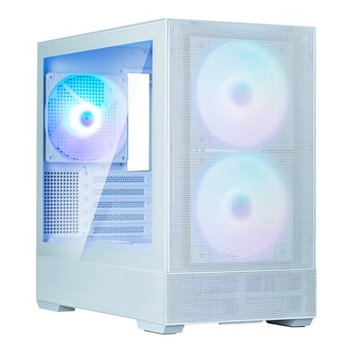 Case per PC Mini Tower senza alimentatore - ZALMAN P30 AIR (bianco) - Micro ATX/Mini-ITX - 3x140mm A-RGB - Mesh - USB-C/3.0/HD Audio
