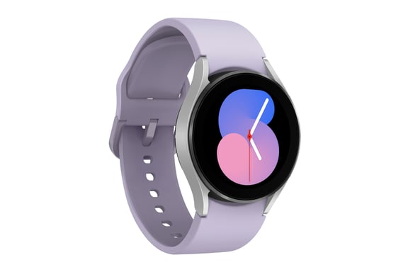 Galaxy Watch5 40mm boitier Argent - Super AMOLED - Bluetooth - Lavande