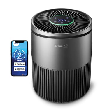 Clean Air Optima - Purificateur d'air ionisateur intelligent HEPA UV CA-503T Compact Smart -  jusqu'à 30m² / 75m³