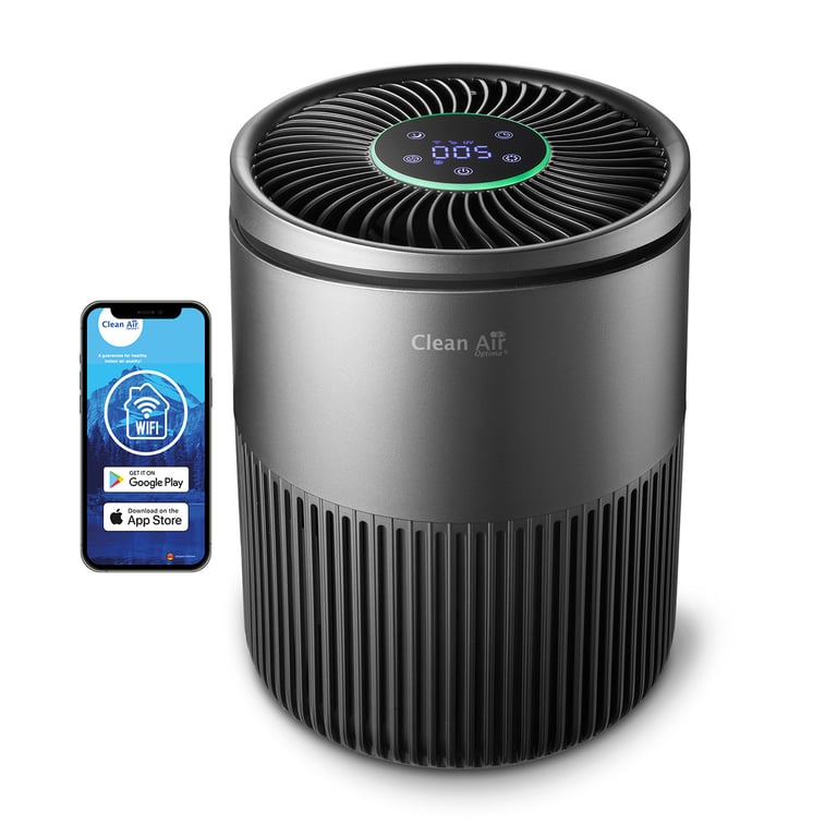 Clean Air Optima Purificateur d'air ionisateur intelligent HEPA UV CA Compact Smart jusqu'à 30m² / 75m³ Neuf