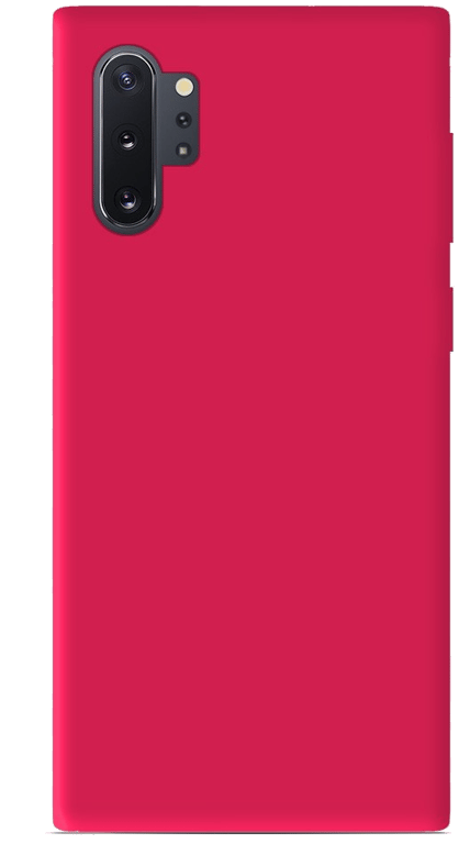 Coque silicone unie compatible Mat Rose Samsung Galaxy Note 10 Plus