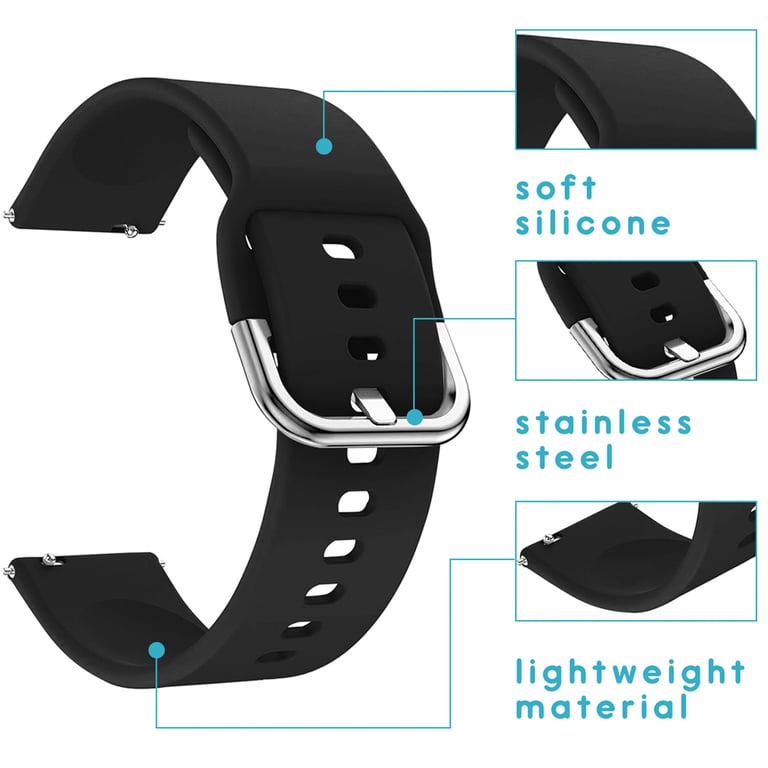 imoshion Bracelet silicone pour le Galaxy Watch 4042mm / Active 2 4244mm Neuf - vue 8