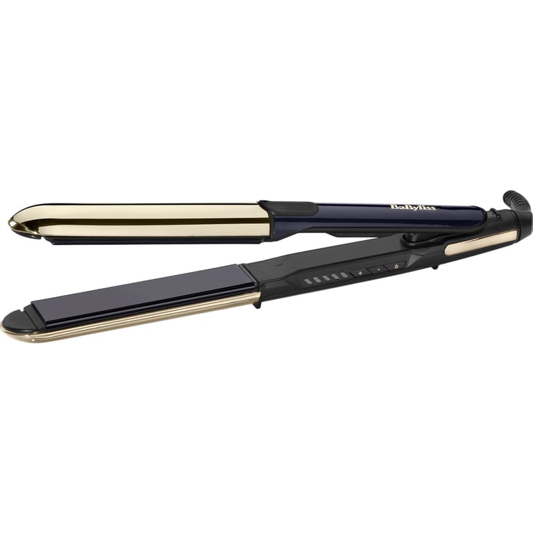 BaByliss ST484E brosse soufflante et fer à lisser À chaleur Noir, Or 3,3 m - Neuf