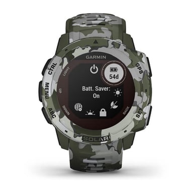 Instinct Solar Camo Edition Mip Camouflage Gps (Satellite), vert