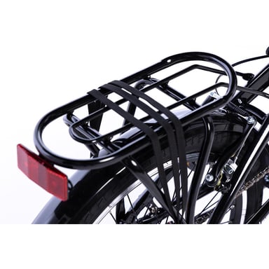 Bicicleta Plegable Urbana LIGHT 20'' Negra , aluminio, SHIMANO 7v.