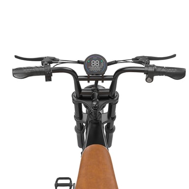 Dirt bike elettrica Deepower V8 con doppia sella, batteria da 48 V 20 AH, pneumatici larghi da 20''x4,0''