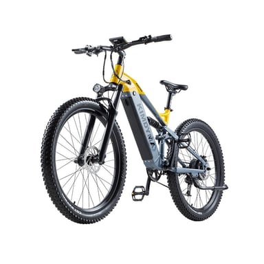 VTT électrique KIMDYMA K01 avec batterie amovible 48 V 20 Ah - jaune