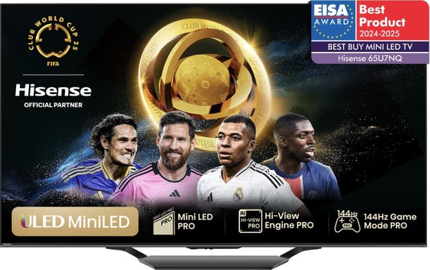 Hisense 65U7NQ 165,1 cm (65'') 4K Ultra HD Smart TV Wifi Negro 1500 cd / m²