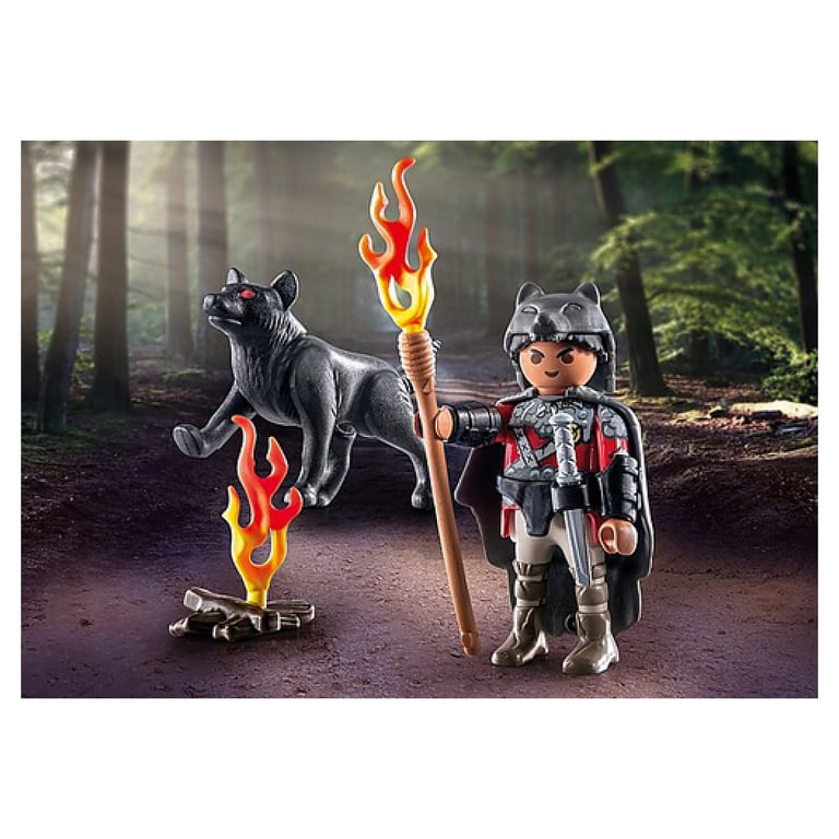 Figurine Guerrier Avec Loup Spe+ Playmobil - vue 2