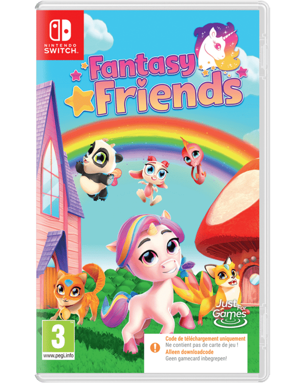 Fantasy Friends Nintendo SWITCH Code de téléchargement Neuf