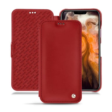 Housse cuir Apple iPhone 11 Pro Max -  - Rouge - Cuir lisse