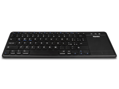 Hamlet XKK400ITA clavier TV RF sans fil QWERTY Italien Noir