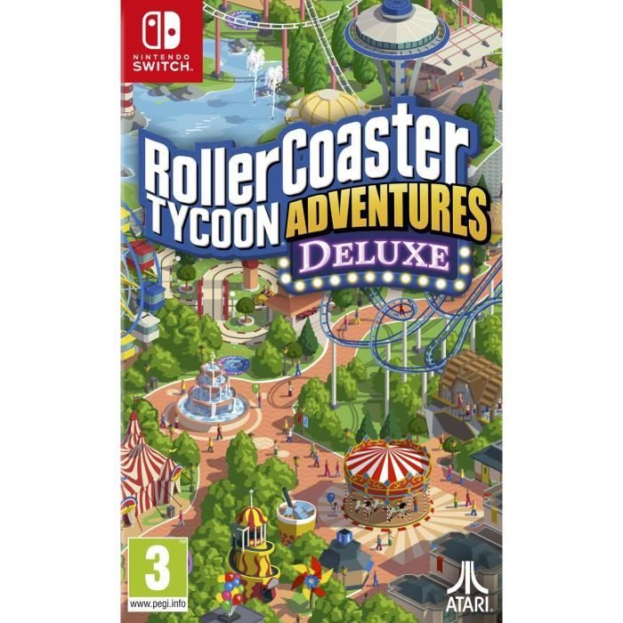 RollerCoaster Tycoon Adventures Deluxe Edition Jeu Nintendo Switch Neuf