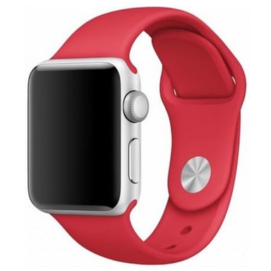 Devia Correa para Apple Watch 42mm / 44mm / 45mm / 49mm Sport en silicona Rojo