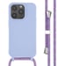 imoshion Coque en silicone avec cordon pour Apple iPhone 14 Pro - Violet