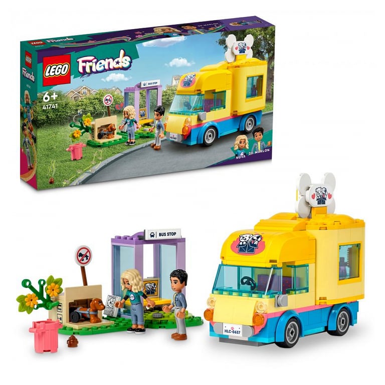 41741 La fourgonnette de sauvetage canin LEGO Friends : Aventure Animale à Heartlake City - Neuf