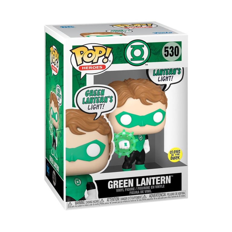 Figurine Funko Pop Heroes DC Green Lantern Beware Glow - Neuf