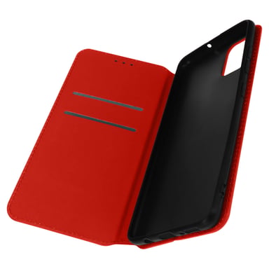 Funda con tarjetero y soporte para vídeo -Samsung Galaxy A51 rojo