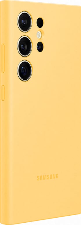 Funda de silicona amarilla para Samsung G S24 ULTRA