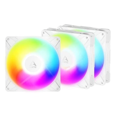 Raffreddamento ad Aria Arctic 140mm Freezer P14 Pro Reverse A-RGB Pacco 3 Bianco Illuminazione LED PWM