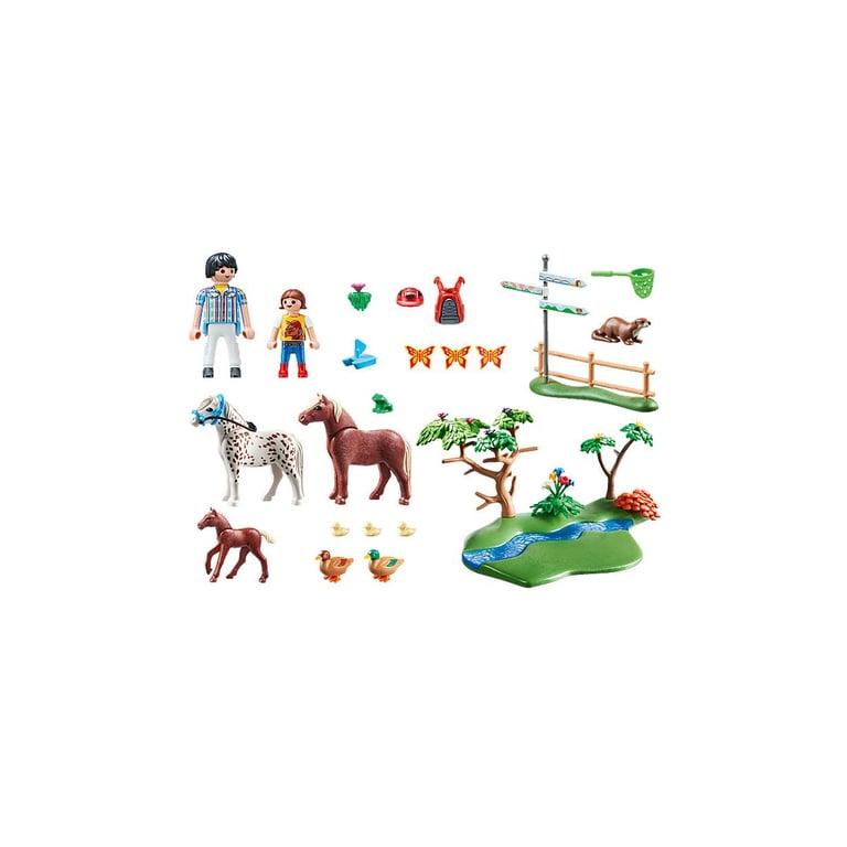 Playmobil Country Randonneurs et Animaux 70512 - vue 2
