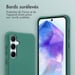 imoshion Coque de couleur avec cordon amovible pour Samsung Galaxy A55 - Vert foncé