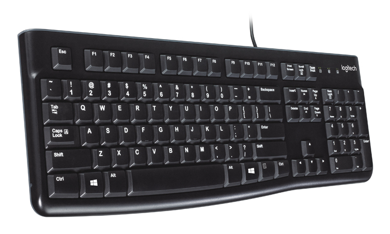 Clavier Logitech K120 USB Touches ultra plates Pavé numérique Filaire - vue 4