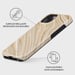 Burga Funda para iPhone 15 Tough A prueba de golpes modelo Full Glam Beige
