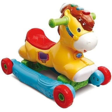 Cheval à bascule/porte-activités VTech P'tit Galop Mon Poney Basculo 2-en-1 Multicolore