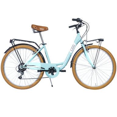 Bicicleta de paseo Vintage City Gabriella azul 26 pulgadas