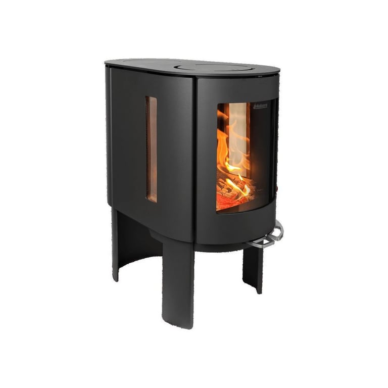 Poêle à bois sur pied Aduro Aduro 23 3 9 kW vitre incurvée - vue 4