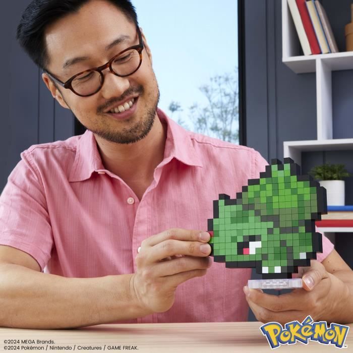 -Pokémon-Bulbizarre-Coffret de construction rétro 374 pieces -  Pokémon - HTH75 - Neuf