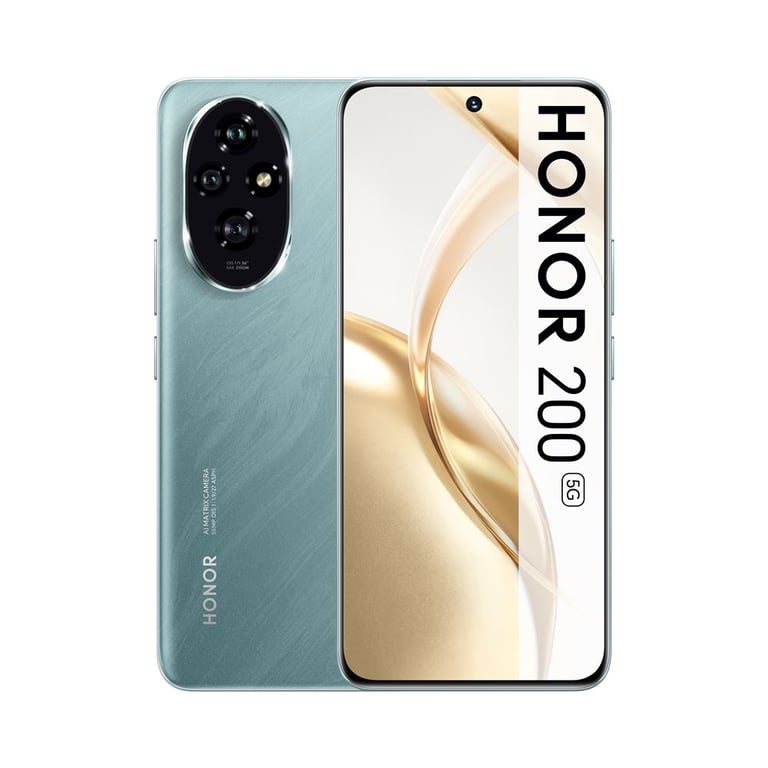 Honor 200 (5G) 512 Go, Vert, Débloqué - Neuf