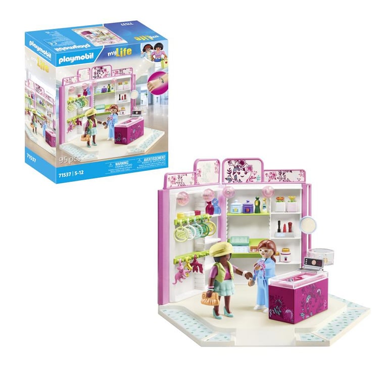 Playmobil 71537 Boutique d'accessoires Comprend Deux Personnages Une vitrine des boîtes des Bracelets et des Accessoires MyLife Dès - vue 3