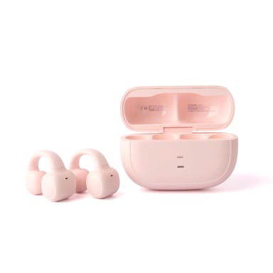 ROLINE Auriculares Inalámbricos Bluetooth 6.0 Open Ear 60H IPX4 Rosa