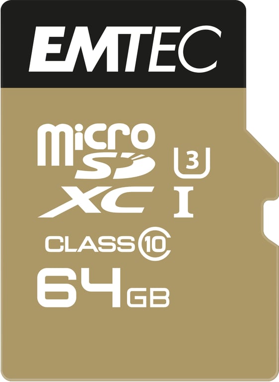 Emtec ECMSDM64GXC10SP mémoire flash MicroSDXC Classe 10 Neuf