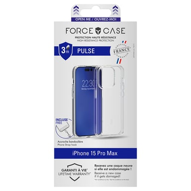 Cover rinforzata PULSE per iPhone 15 Pro Max