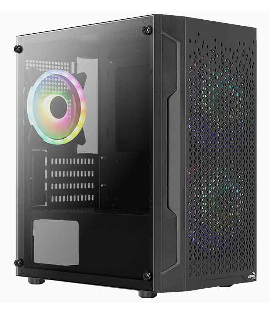 Boîtier Micro Atx Aerocool Trinity Mini V3 Rgb Neuf