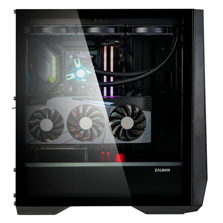 Zalman Z9 Iceberg Midi Tower schwarz Mini Tower Neuf - vue 3